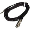 Cable Hi-Flex, 4.6m, con conectores XLR hembra y Plug 1/4".