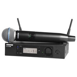 Sistema inalambrico GLXD24R con Beta 58 montable en rack