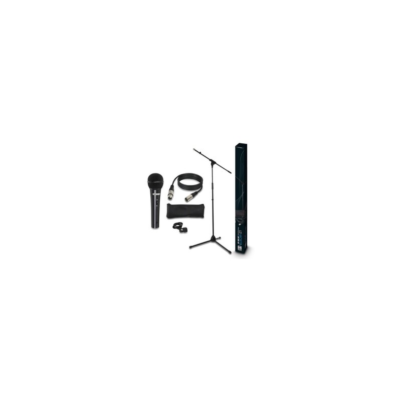 Microfono De Mano + Stand Con Boom y Cable LD  MICSET1