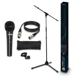 Microfono De Mano + Stand Con Boom y Cable LD  MICSET1